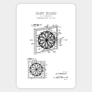 DART BOARD patent Magnet